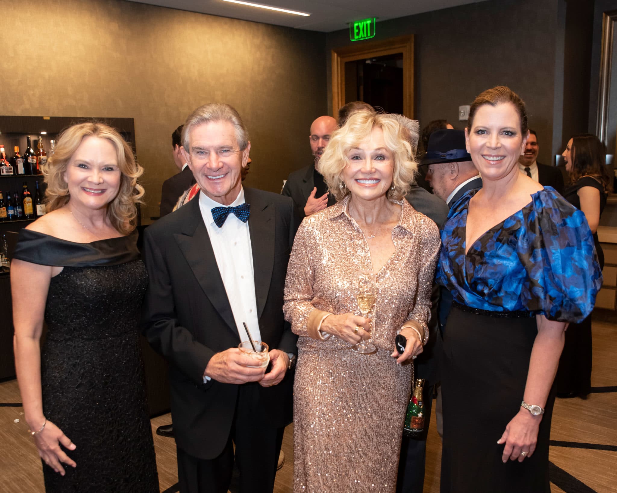 North Texas Food Bank founder, Kathryn Hall and her husband Craig Hall and guests at the North Texas Food Bank's Harvest event Celebrating NTFB's 40th Anniversary