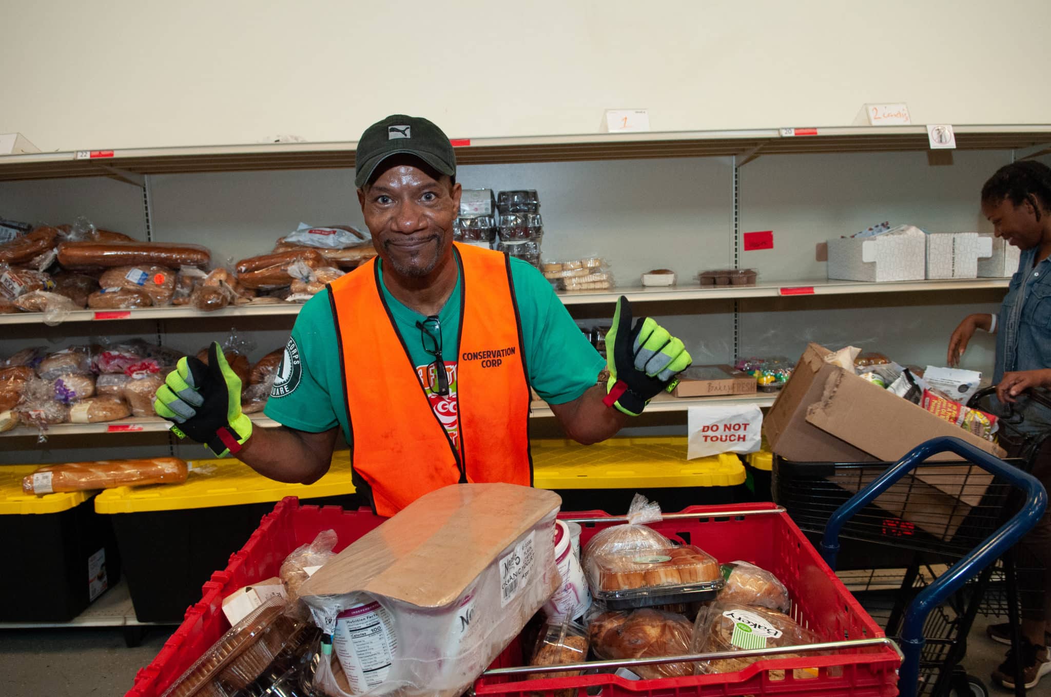 Volunteer And Client David at CitySquare