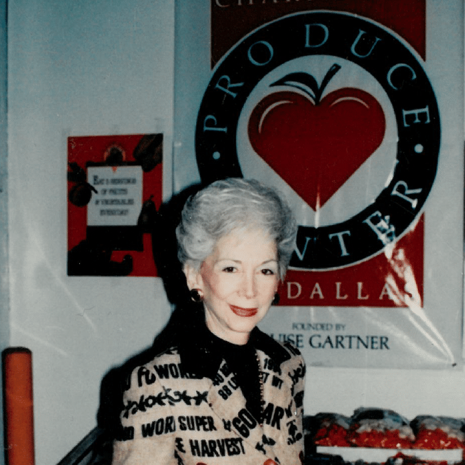 Louise Gartner Louise Gartner at the Charitable Produce Center